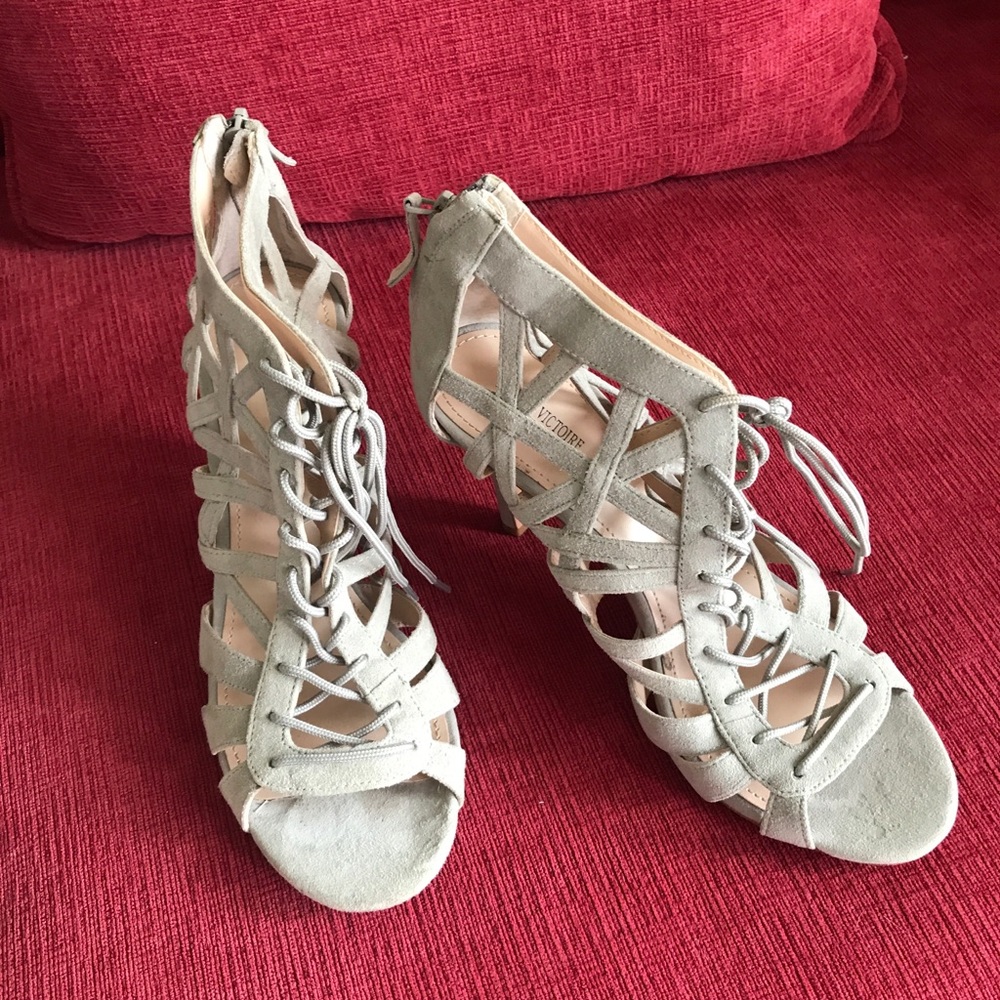 Gorgeous Poor & Victoire Strappy Heels